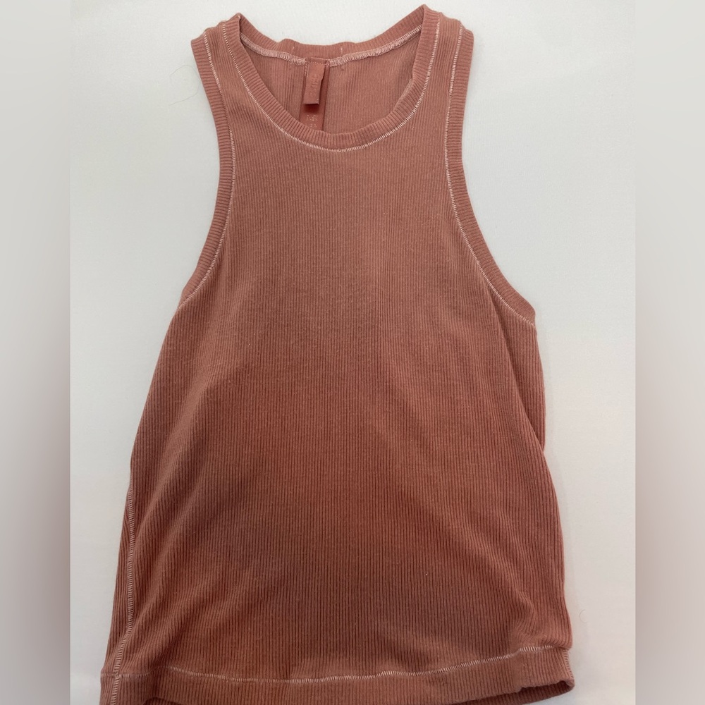 Skims SOFT LOUNGE RACER TANK | ROSE CLAY Size Small